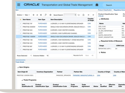 Oracle Global Trade Management Screenshot 2