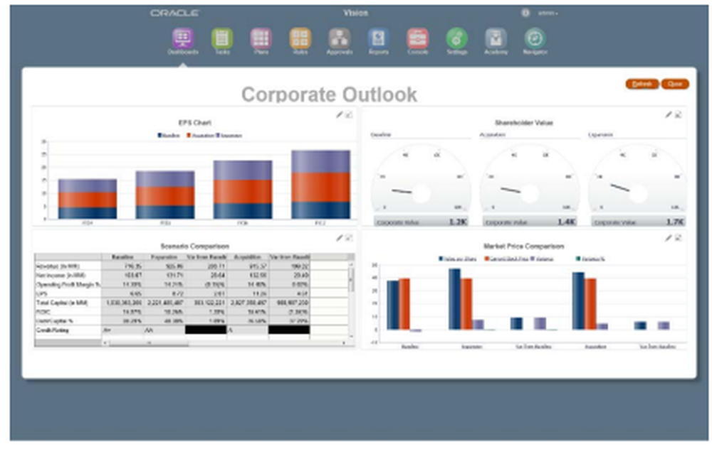 Oracle Hyperion Planning Screenshot 1