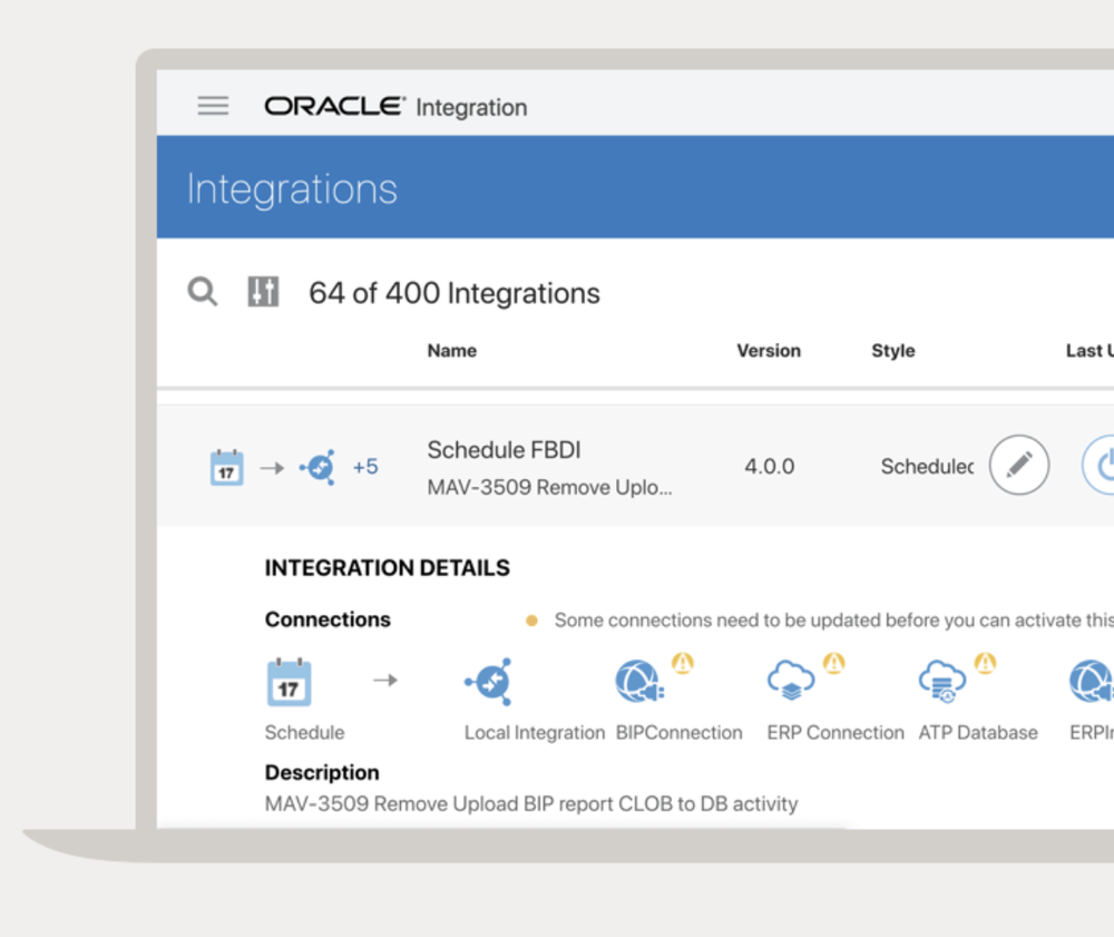 Oracle Integration Cloud Screenshot 1