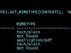 Get MIMEType from BLOBs as a pipelined table