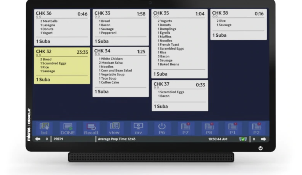 Oracle MICROS Express Station Screenshot 1