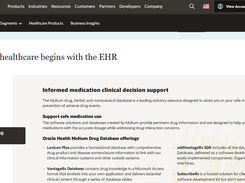 Oracle Health Multum Drug Database Screenshot 1