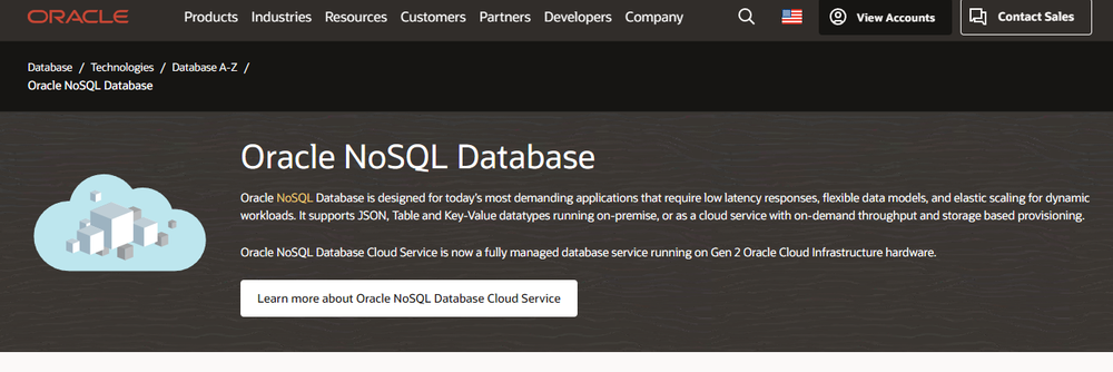 Oracle NoSQL Database Screenshot 1
