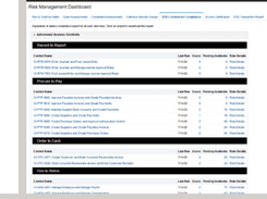 Oracle Risk Management and Compliance Screenshot 1