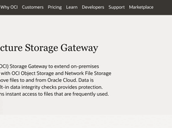 Oracle Cloud Infrastructure Storage Gateway Screenshot 1