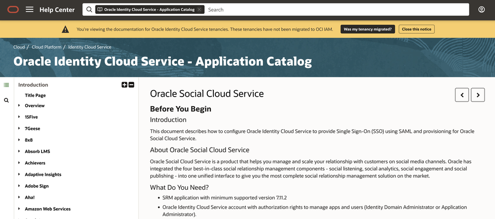 Oracle Social Cloud Screenshot 1