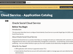 Oracle Social Cloud Screenshot 1