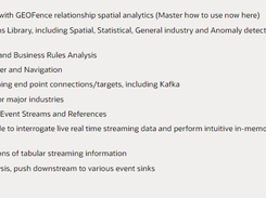 Oracle Stream Analytics Screenshot 1