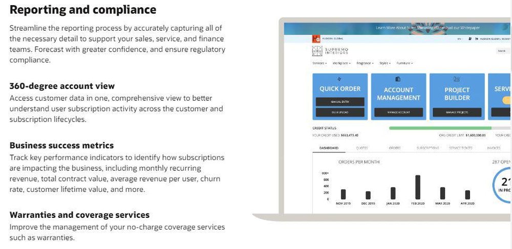 Oracle Subscription Management Screenshot 1