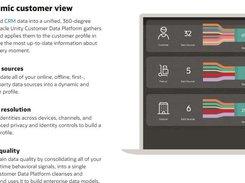 Oracle Unity Customer Data Platform Screenshot 1