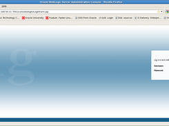 Screenhots Oracle weblogic server