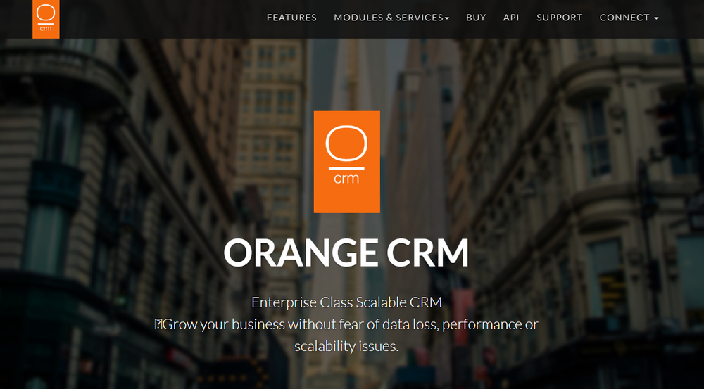 OrangeCRM Screenshot 1