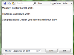 OrangeSun Diary Screenshot 2