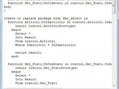 Pl/Sql Dao code generation