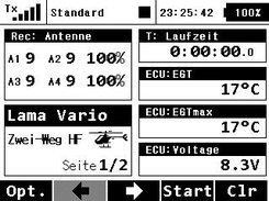 RC Turbine ECU telemetry sensor library Screen Shots 1