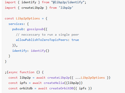 OrbitDB Screenshot 1