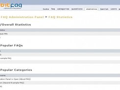 Admin Panel - Statistics Module