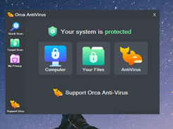 Orca AntiVirus home page