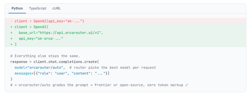 OrcaRouter Screenshot 1