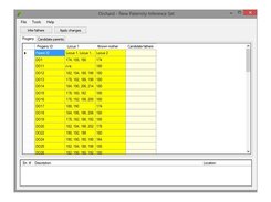 Orchard: paternity of autotetraploids Screenshot 1
