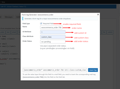 Order Dropdown Woocommerce For Contact  Screenshot 3