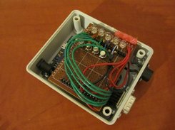 Control box interior
