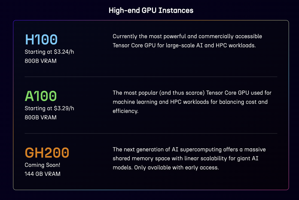 Ori GPU Cloud Screenshot 1