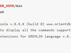 OrientDB Screenshot 1