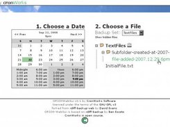 Downloading a file from a backup set