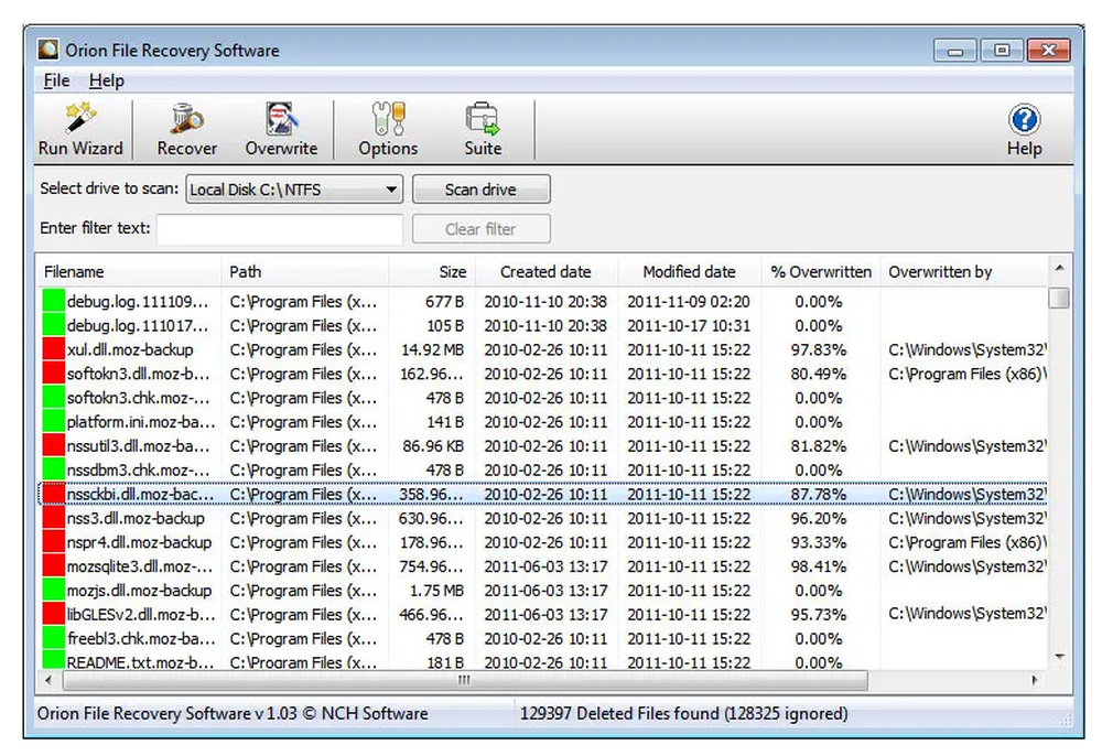 Orion File Recovery Screenshot 1