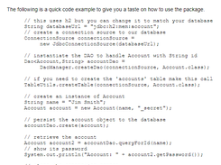ORMLite Android Screenshot 1