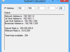 Subnet Calculator Screenshot 1