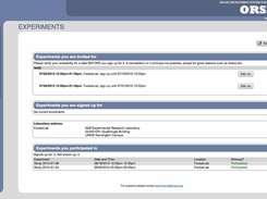 Public Area: Signing up for sessions