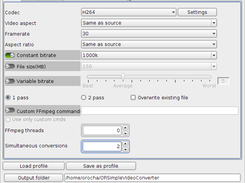 Conversion profile manager