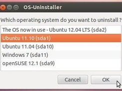 Which OS do you want to uninstall ?