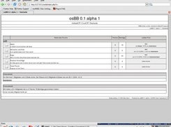 The index page. Categories can also be under a subforum.