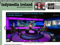 Embedded video in slide panel on front page