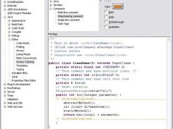 Configuration panel of eclipse 3.1