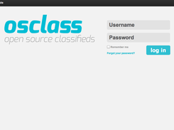 Osclass Admin Login