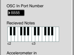 OSC Piano Server Screenshot 1