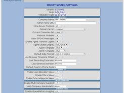 System Settings