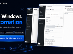 Osenpa Auto Clicker free Windows automation app with macro recorder, image detection, and local desktop workflows.