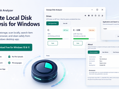 Private local disk analysis for Windows with no file uploads, browser search, multilingual support, light and dark themes, and free download.