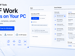 Osenpa PDF Tools keeps PDF work local on Windows with merge, split, compress, convert, OCR, and smart workflow shortcuts. No account, no PDF uploads, and safe output copies for everyday document tasks.