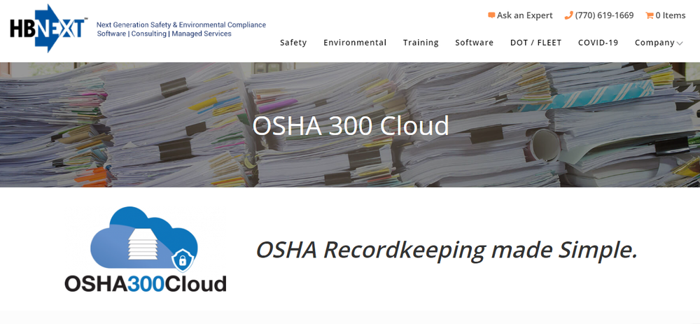 OSHA 300 Cloud Screenshot 1
