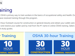 OSHA.com Screenshot 1