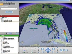 Seacoos maps projected into Google Earth