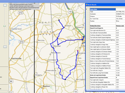 Displays basic driving directions.