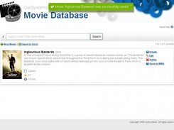 List and search all your movie titles.