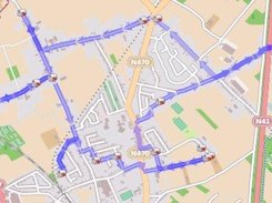Example of routing optimisation result!